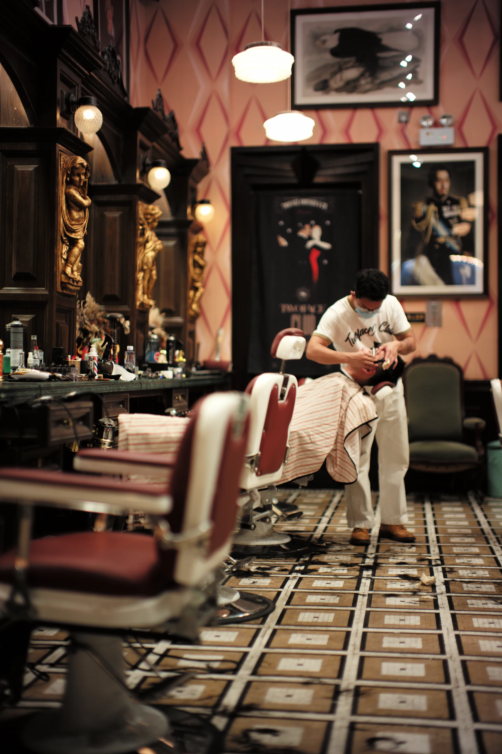 Barbería Tres Navajas por dentro
